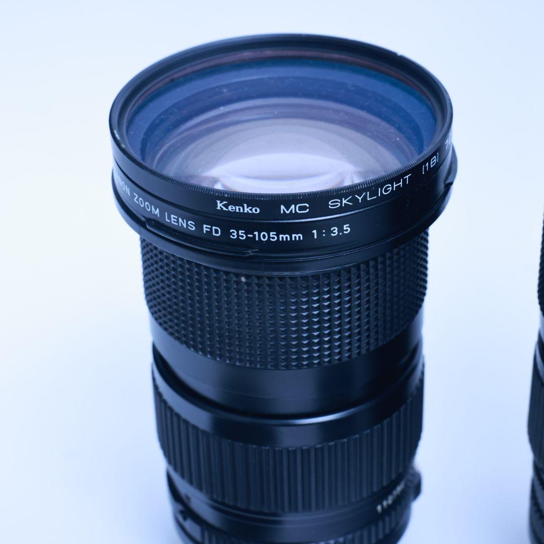 Canon NEW FD 35-105mm F3.5 80-200mmf4 2本