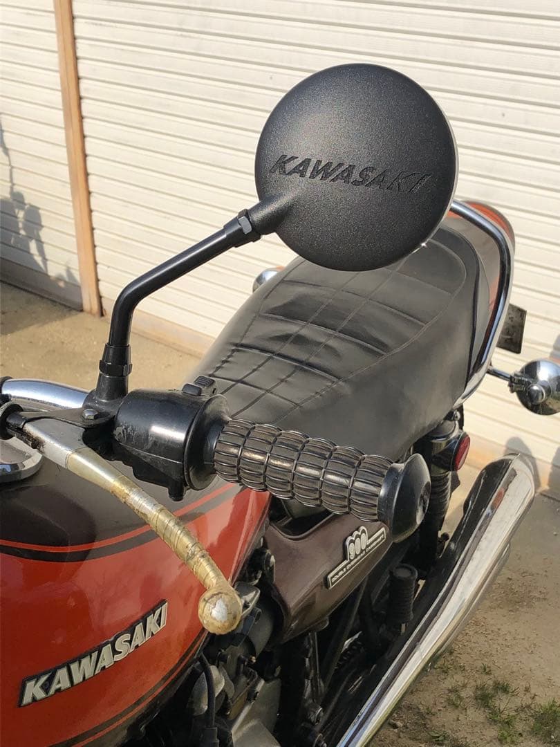 Z1 Z2ミラー　ロゴ入り　ナポロッキーミラー　リード　Z900RS ゼファー