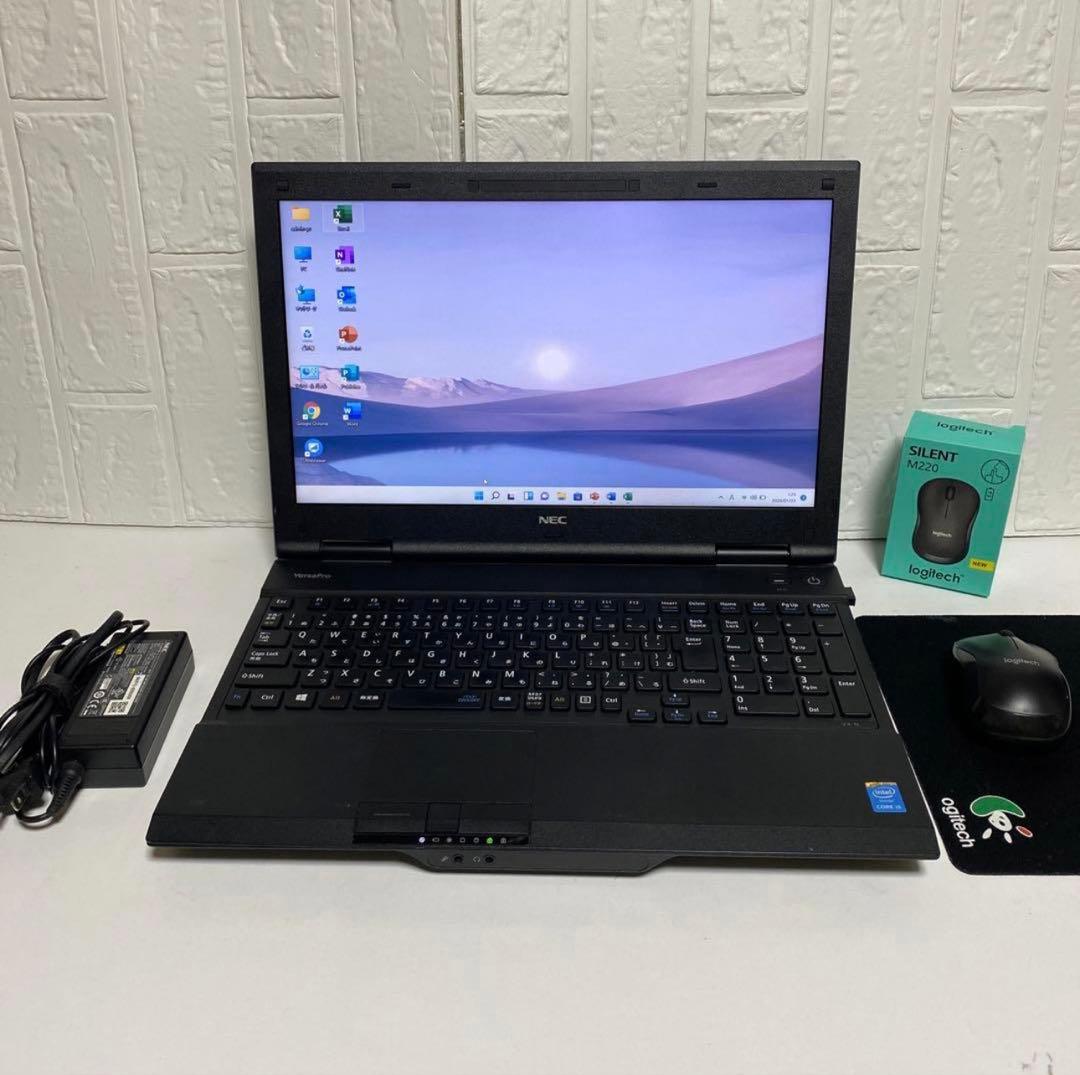 Windows11オフィス付Corei5 SSD512GBメモリ16GB NEC