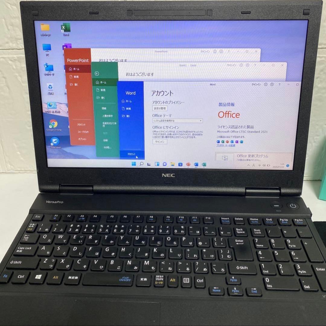 Windows11オフィス付Corei5 SSD512GBメモリ16GB NEC