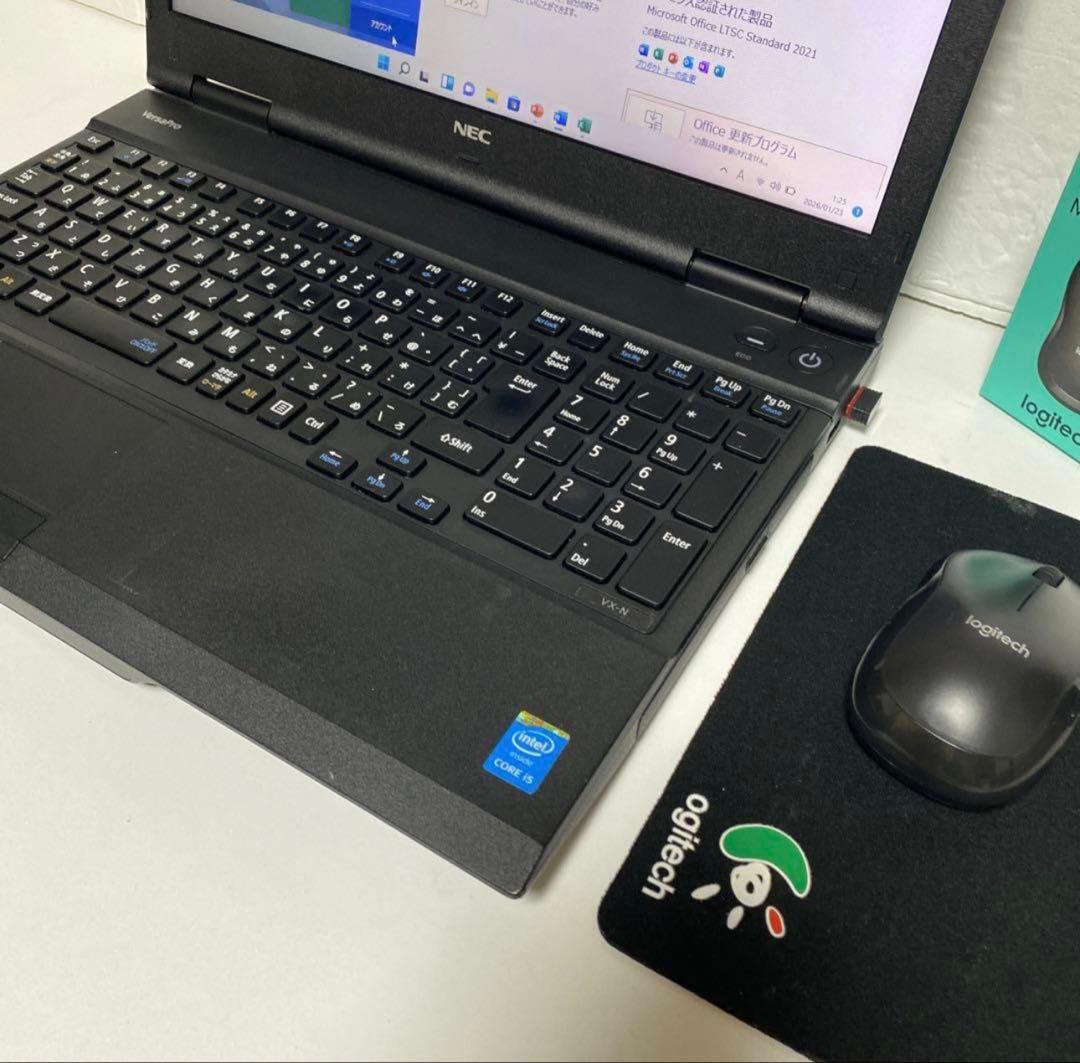 Windows11オフィス付Corei5 SSD512GBメモリ16GB NEC