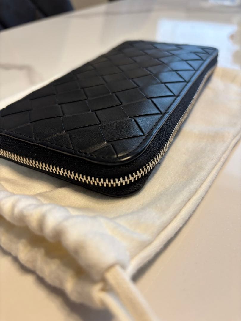 ボッテガヴェネタ 長財布 イントレチャート ブラック