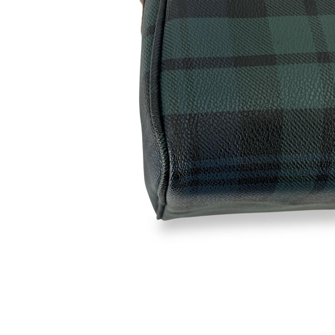 オールド　ポロラルフローレン　ミニボストン　ブラックウォッチ　チェック　グリーン