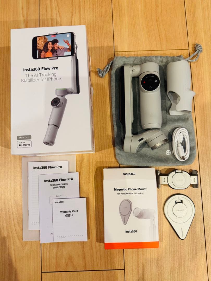 Insta360 Flow Pro 別売マグネットマウント付き