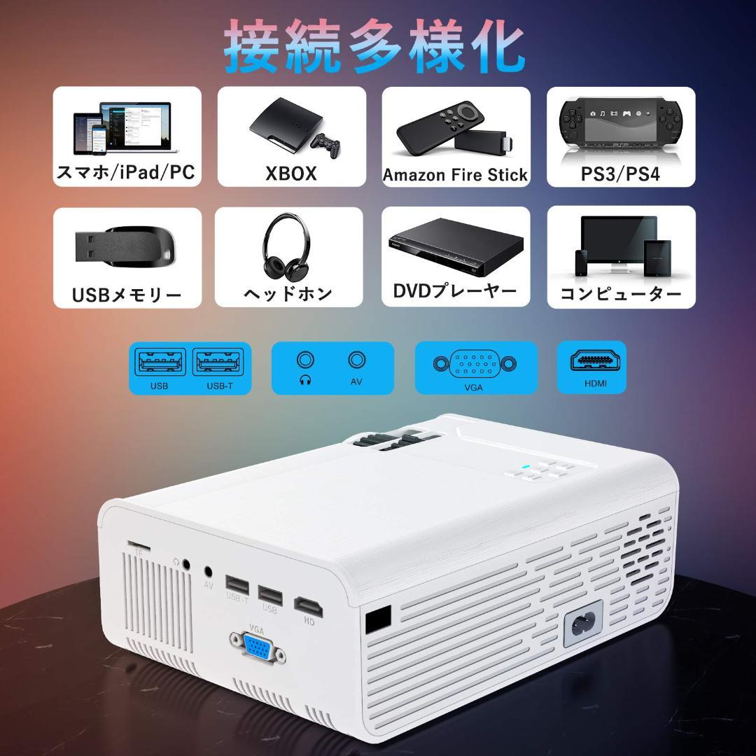 画面ミラーリング 小型プロジェクター Bluetooth