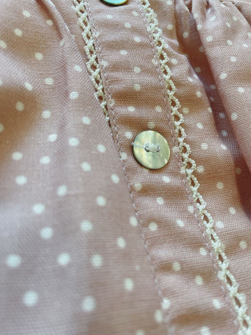 新品タグ付き値下げ中♡Amaia Kids ワンピース　ピンク　sansakae