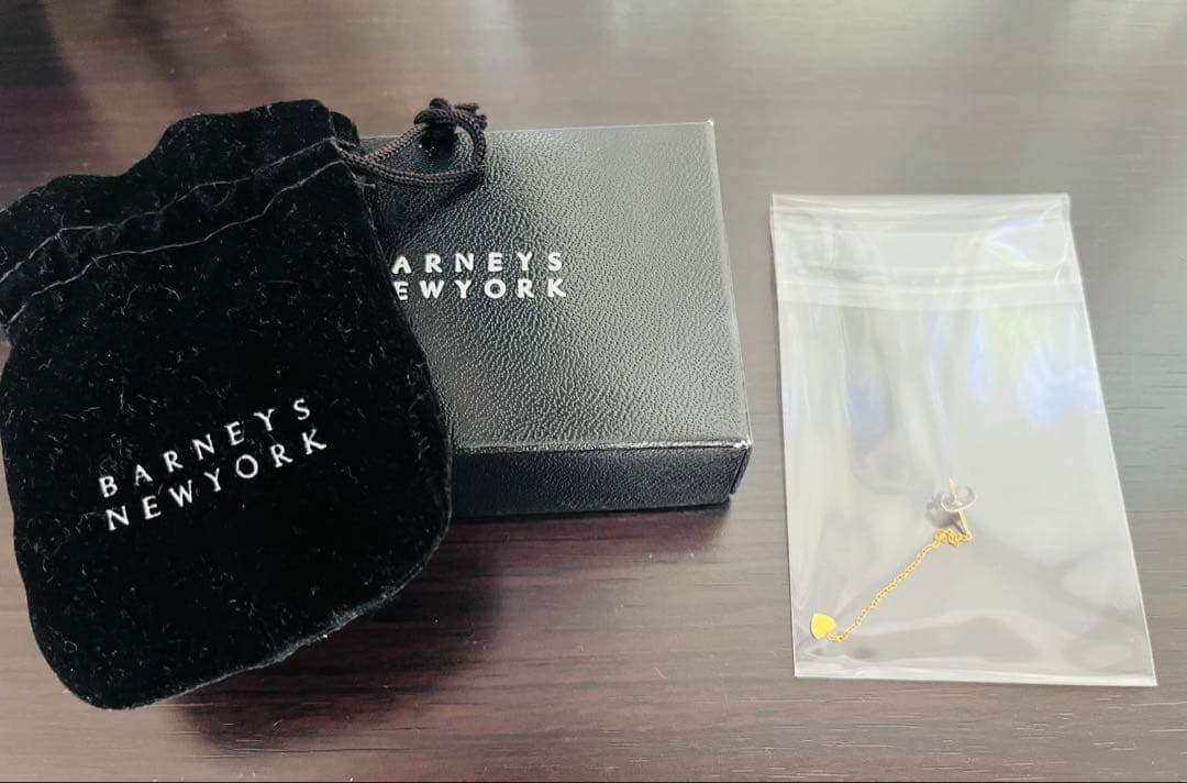 BARNEYS NEW YORK ピアス K18YG