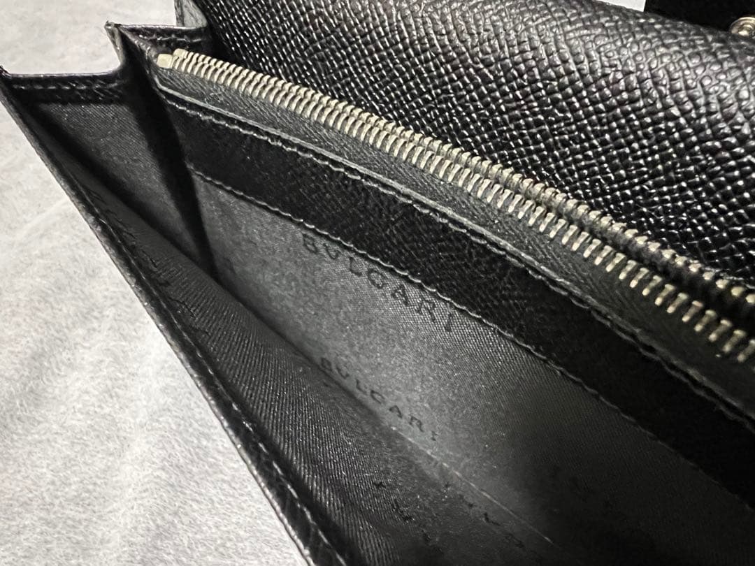 BVLGARI ブラック 長財布