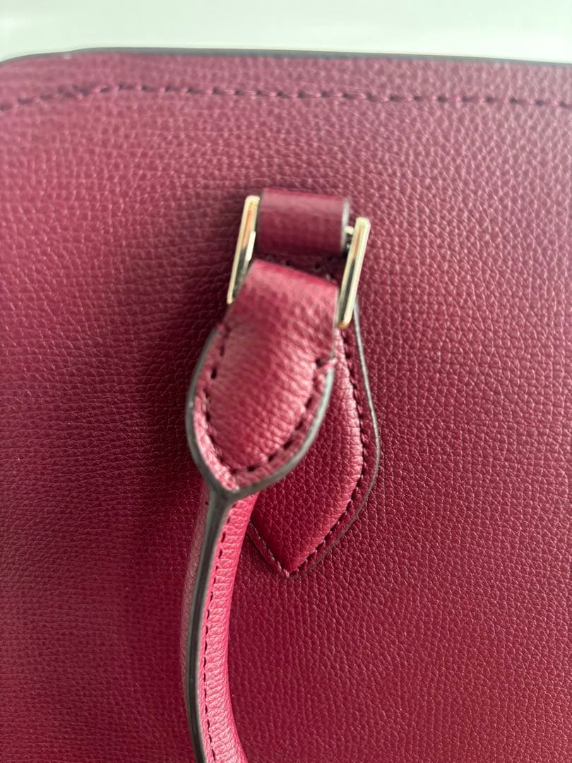 kate spade ボルドー　2wayバッグ　ショルダー　ハンドバッグ　美品