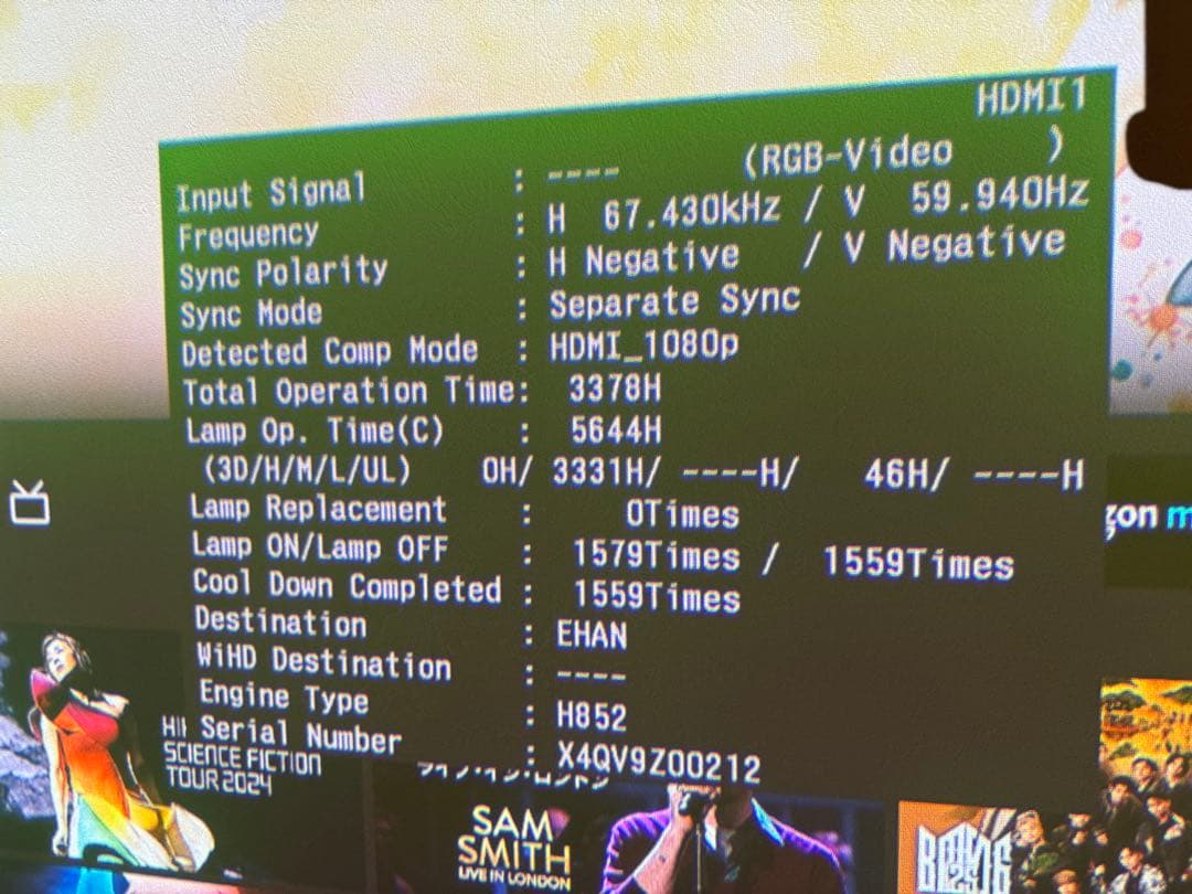 EPSON EH-TW5650 プロジェクター本体