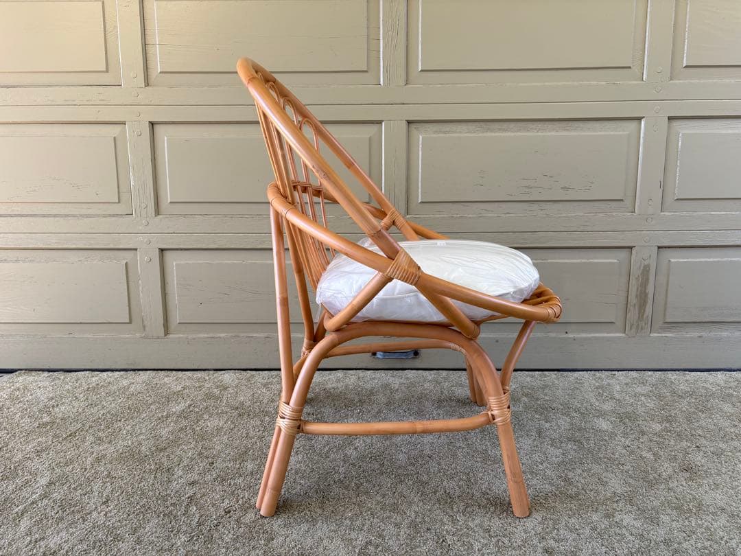 unico ウニコ CAGE カージュ ソファ 1シーター ラタンフレーム 美品