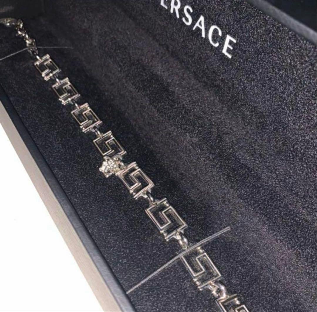 VERSACE グレカ ブレスレット シルバー