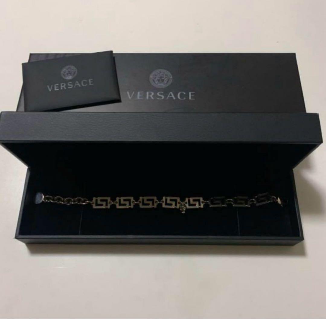 VERSACE グレカ ブレスレット シルバー