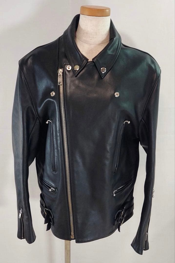 666 ダブルライダースジャケット 40 日本製