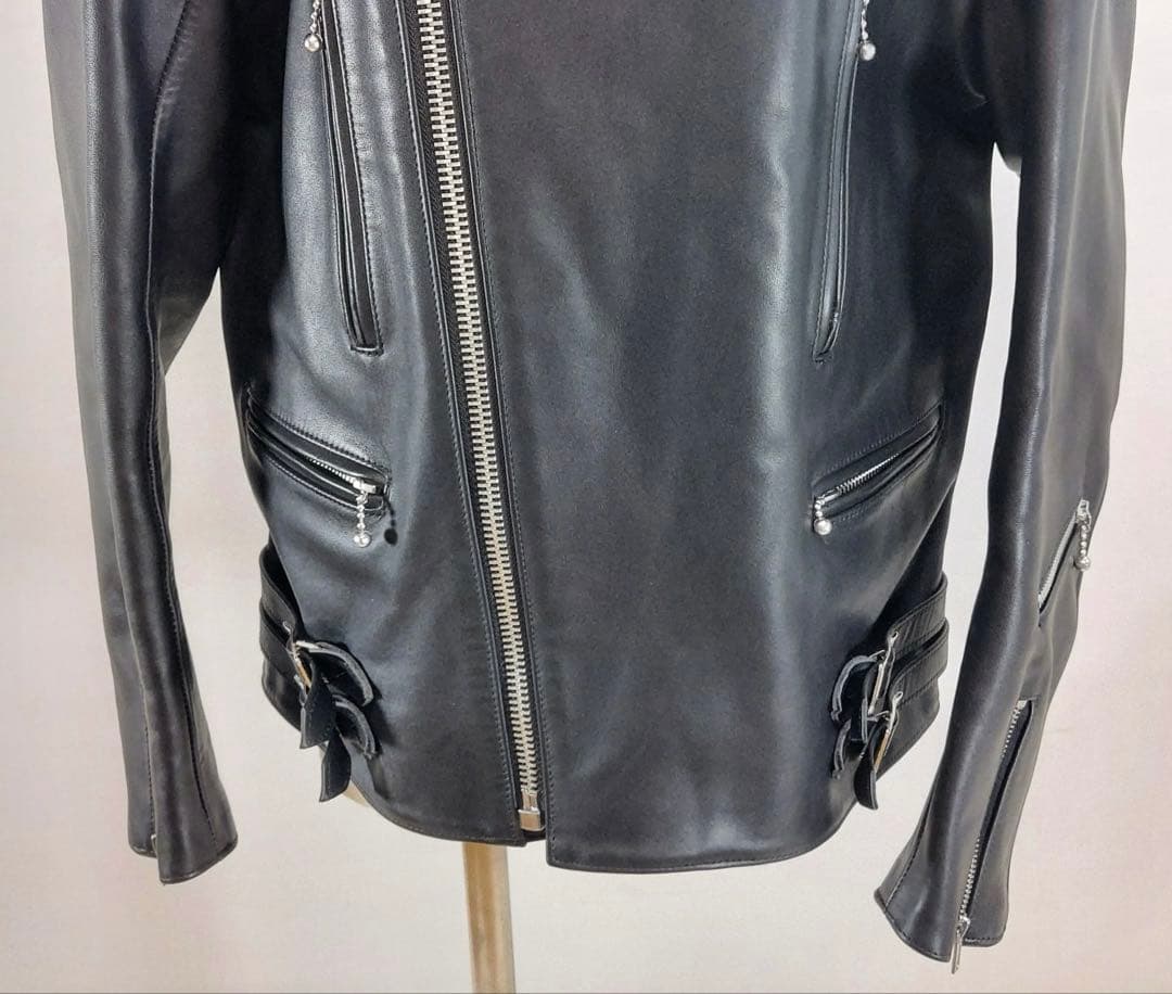 666 ダブルライダースジャケット 40 日本製