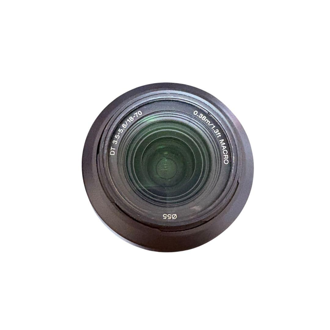 美品 別売廃盤グリップ、望遠レンズ付き Sony α350 ダブルレンズ