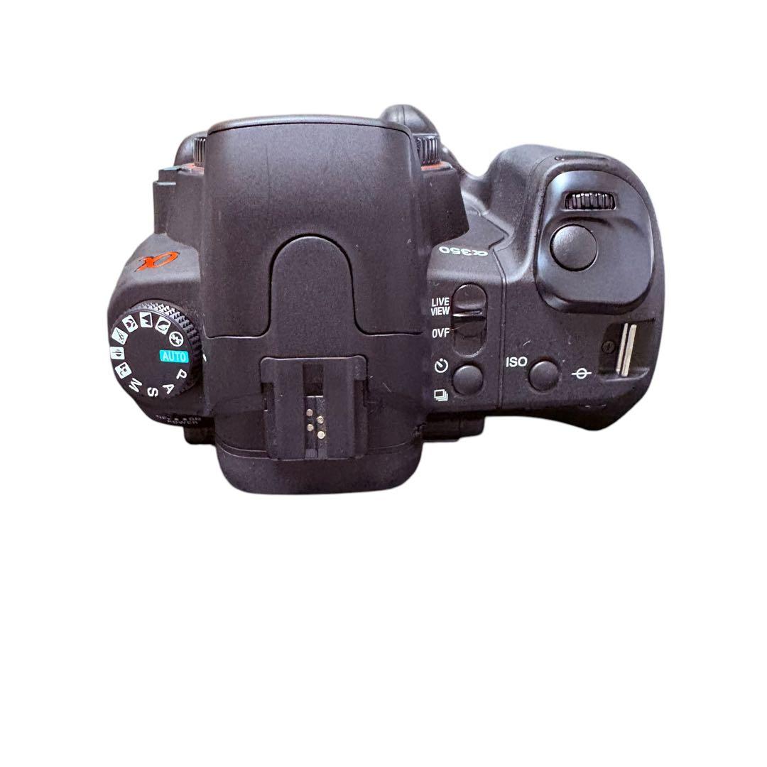 美品 別売廃盤グリップ、望遠レンズ付き Sony α350 ダブルレンズ