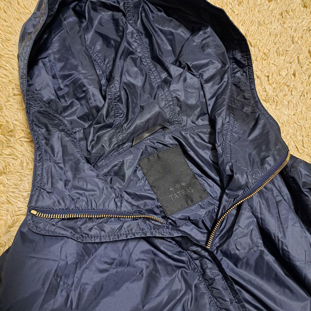 タトラス　ナイロンジャケット　lta9bm4533　ネイビー モッズコート　薄手