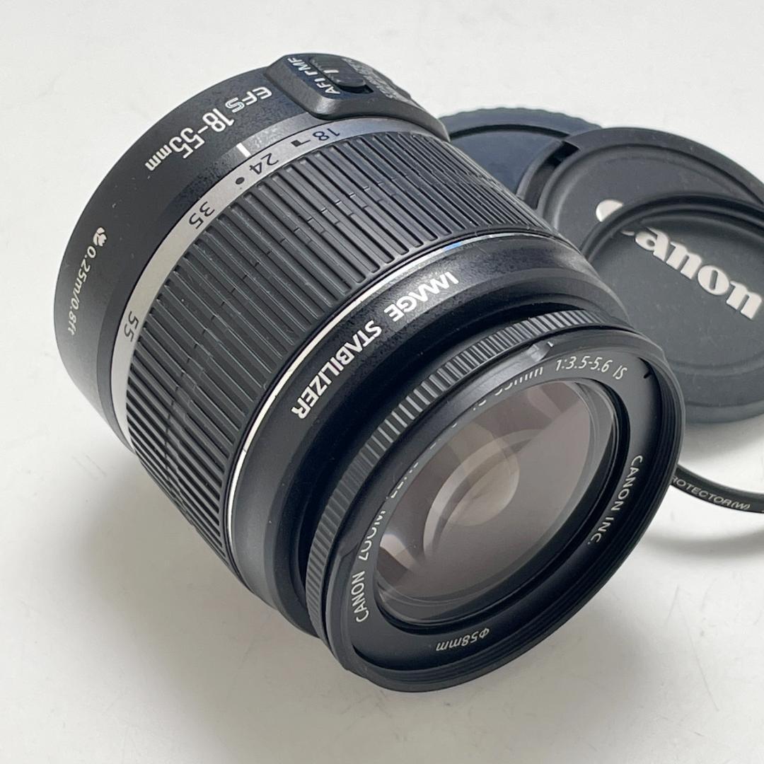 美品 キャノンEFS 18-55mm,55-250mm IS セット