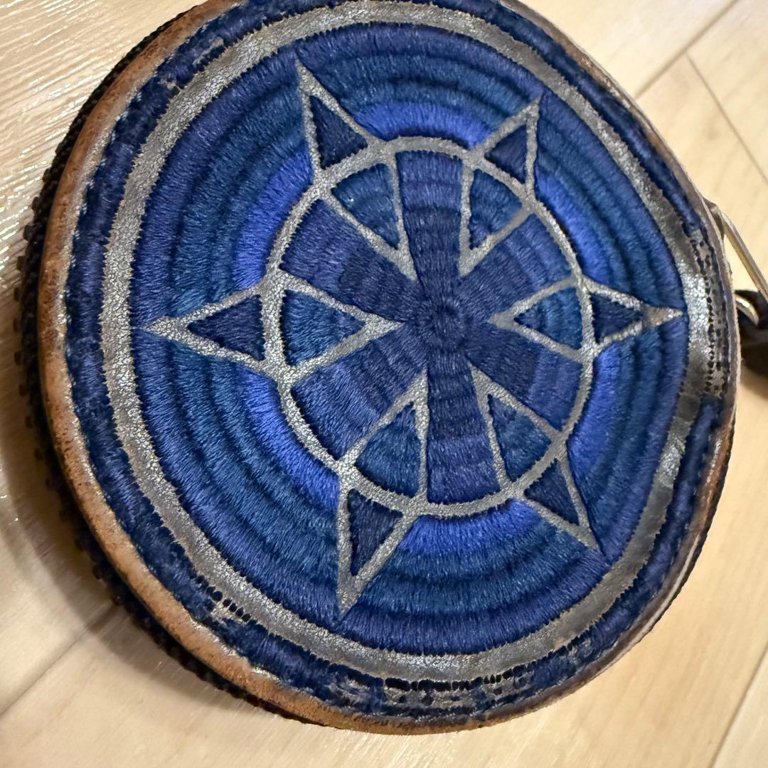 blackmeans ケース 刺繍 レザー　blackmeans