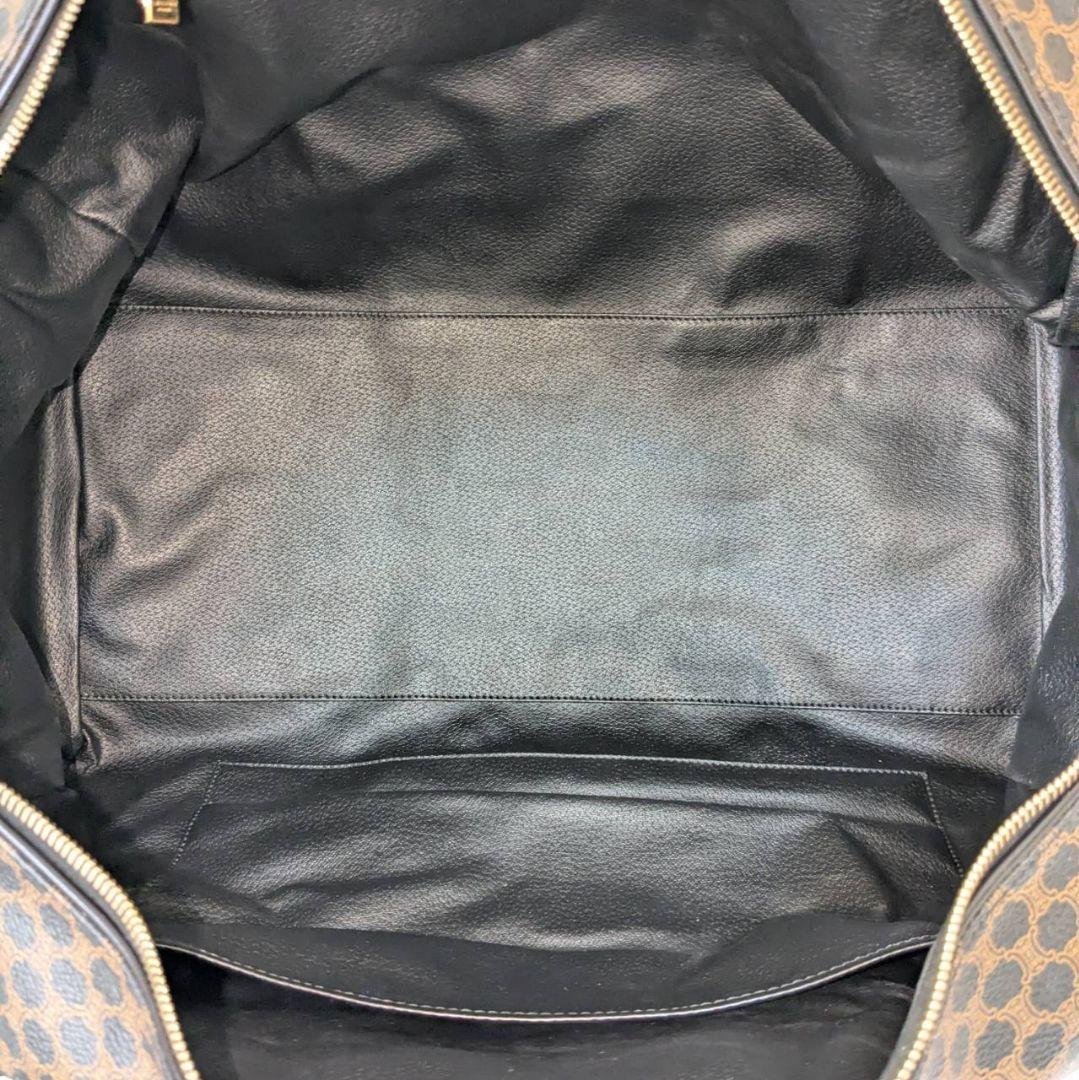 ✨極美品 CELINE 黒マカダム ボストンバッグ 鍵 2way PVC 大容量