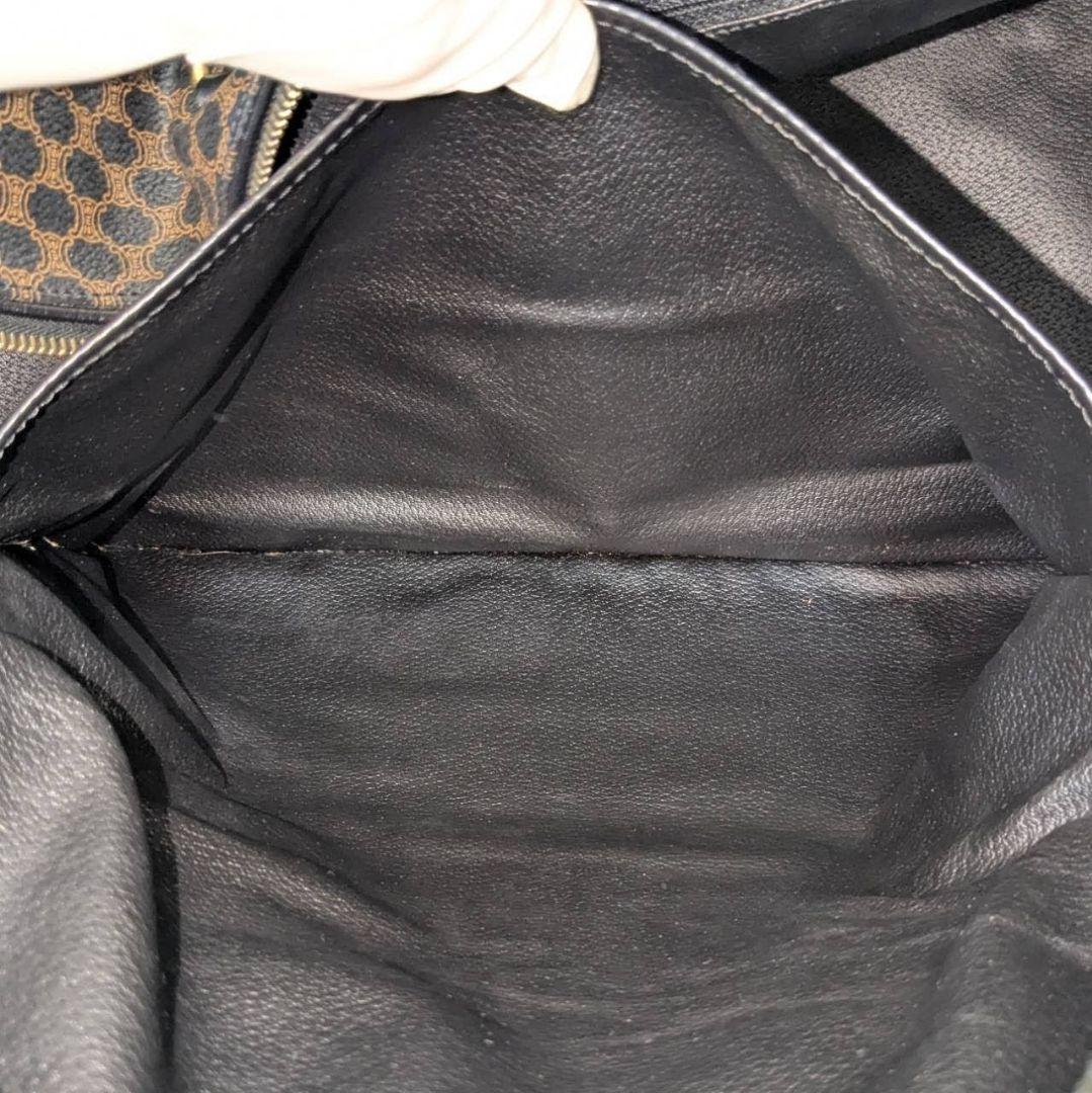 ✨極美品 CELINE 黒マカダム ボストンバッグ 鍵 2way PVC 大容量