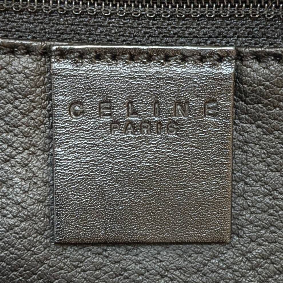 ✨極美品 CELINE 黒マカダム ボストンバッグ 鍵 2way PVC 大容量