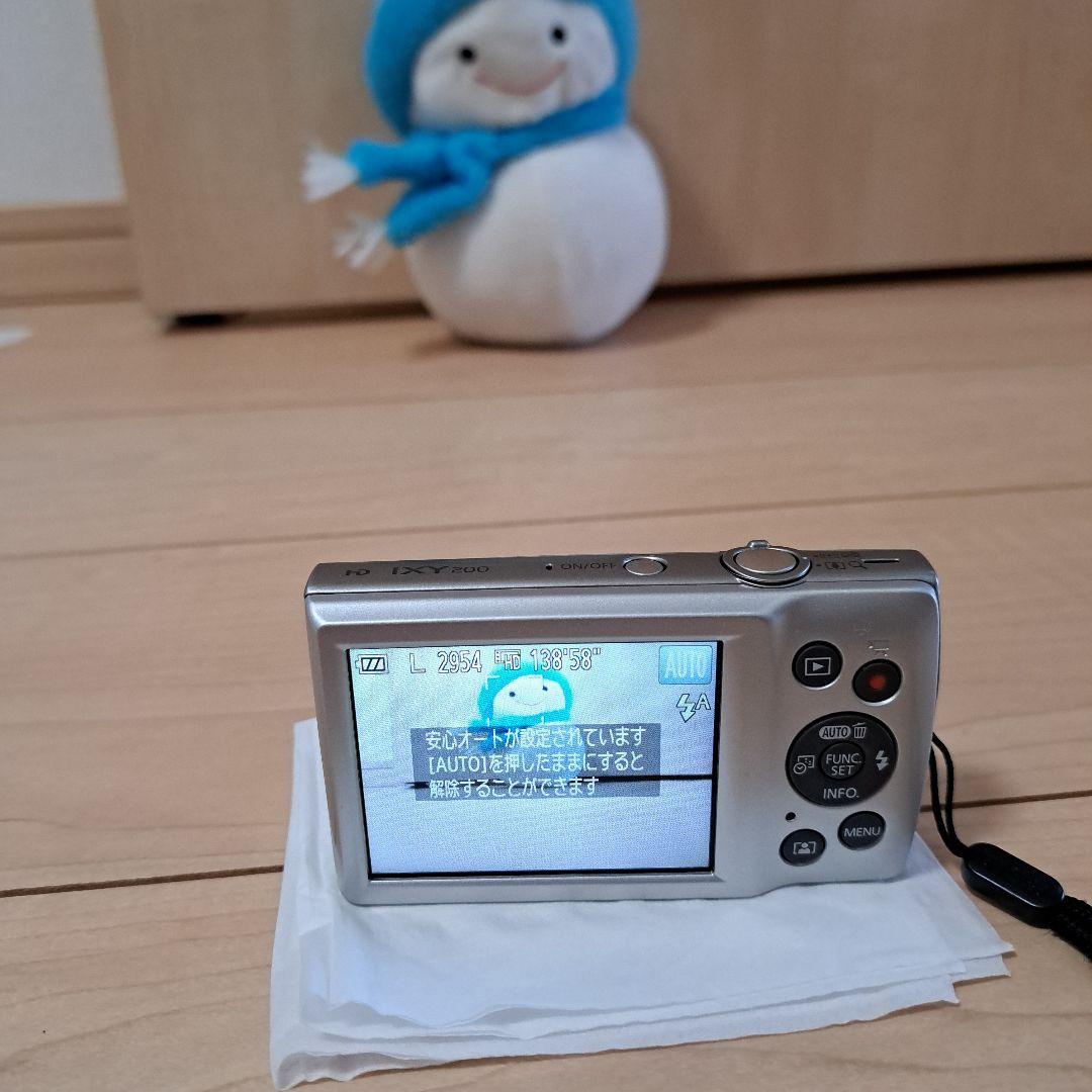 Canon IXY シルバー コンパクトデジタルカメラ　SDカード　ケース付