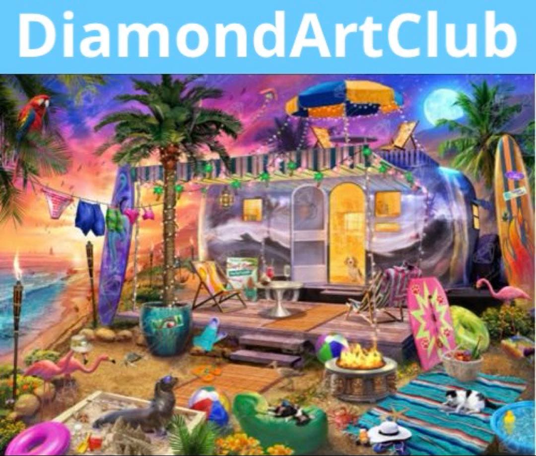 ダイヤモンドアートクラブ　Beach Vacation DACキット