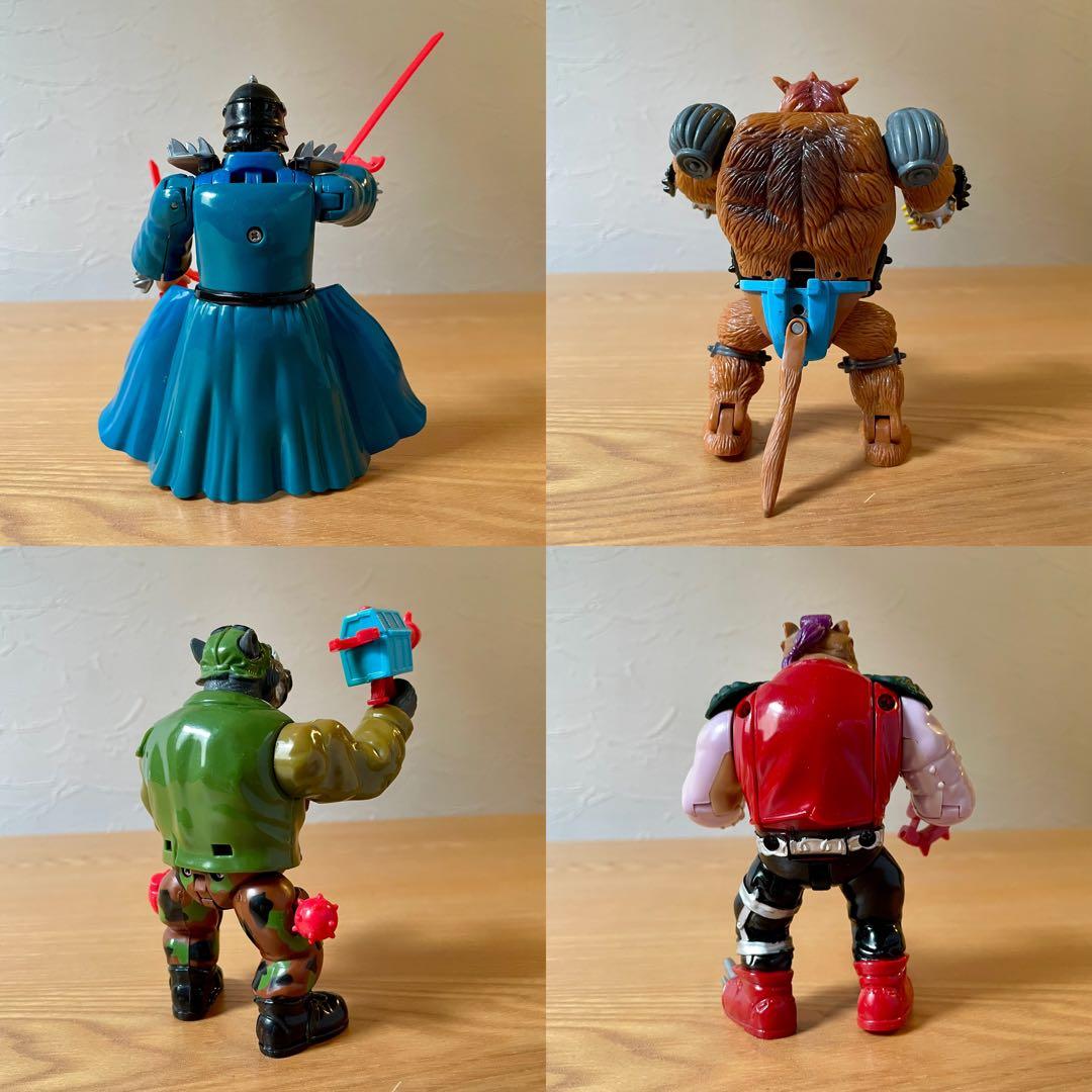 【タートルズフィギュア8体セット】プレイメイツ社製 1993年 外箱4つあり