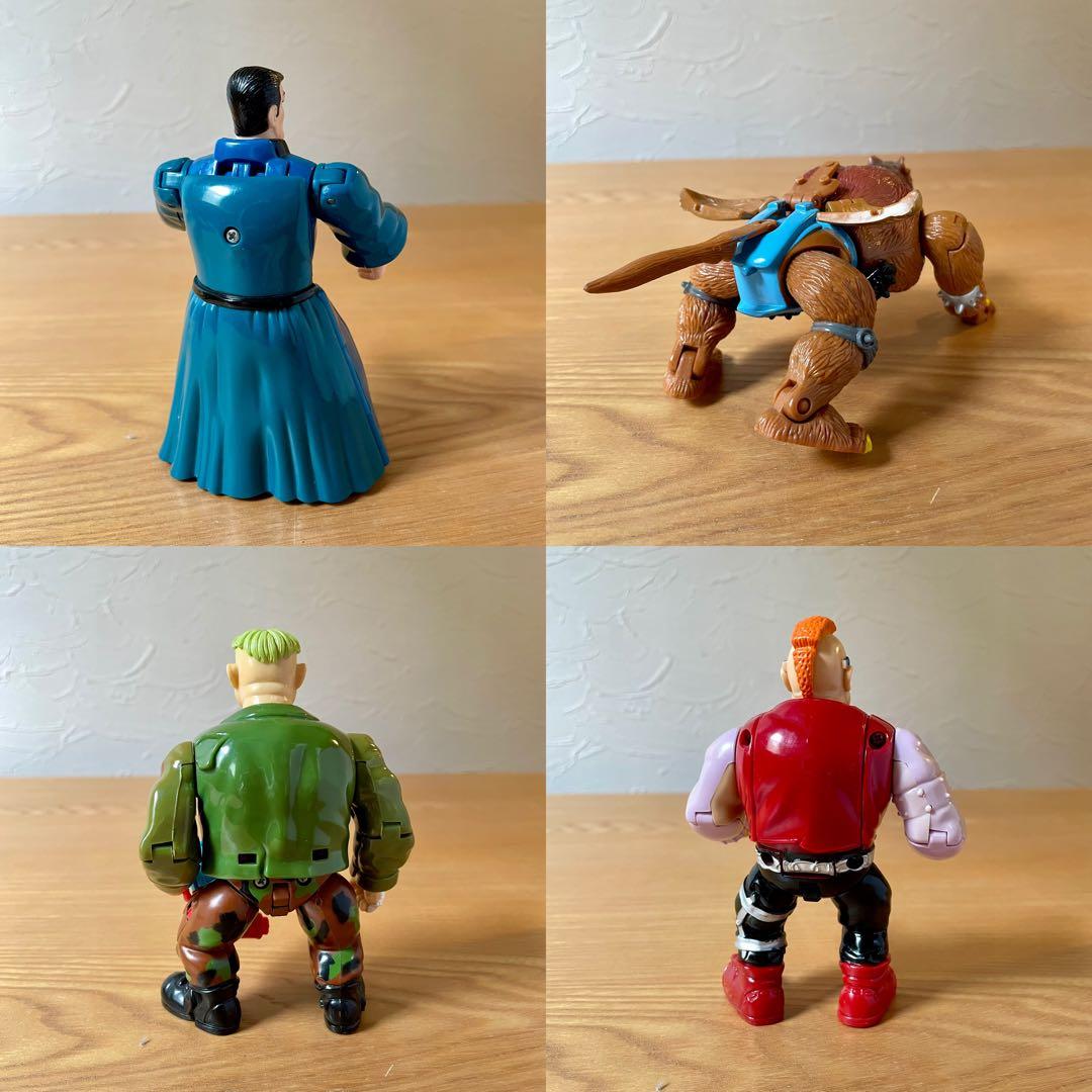 【タートルズフィギュア8体セット】プレイメイツ社製 1993年 外箱4つあり