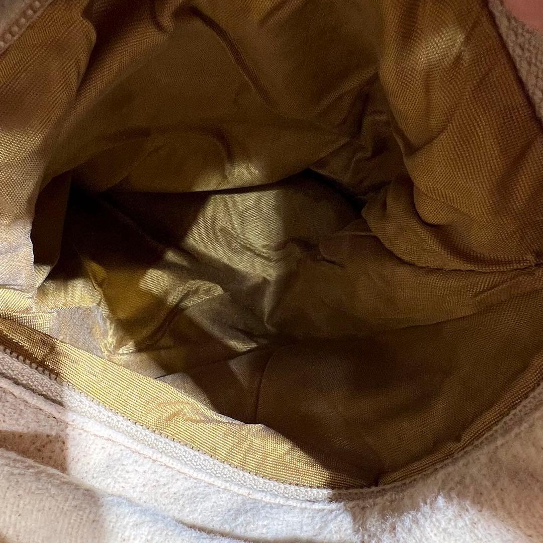 オールドグッチ グッチプラス GGスプリーム ロゴ金具 ボストンバッグ ブラウン