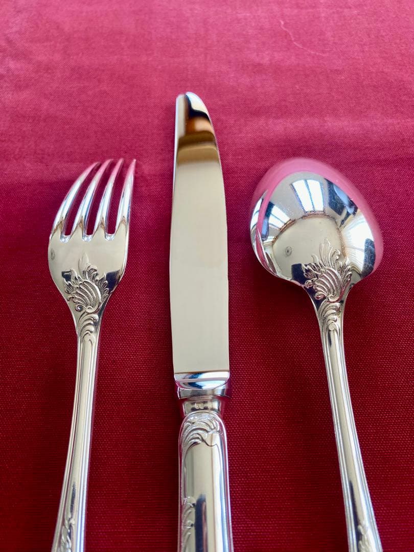 【やっぱりマルリー☆美品】クリストフル マルリー テーブルカトラリーセット