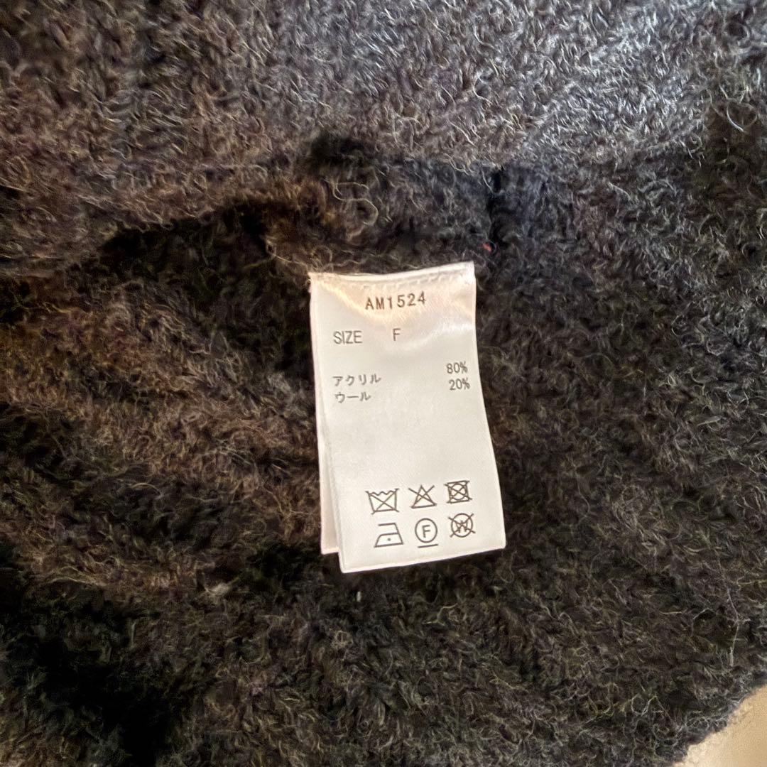 andmary Mary knit cowichan gray グレー