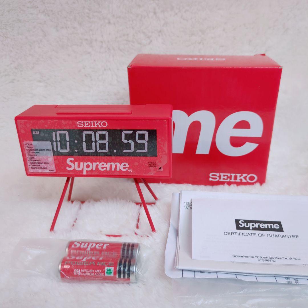 Supreme × Seiko Marathon Clock 置き時計