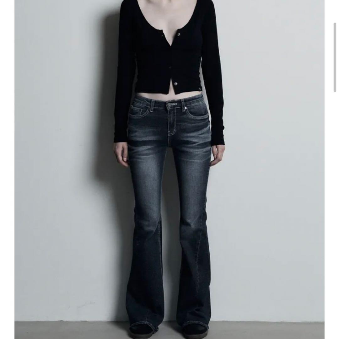 新品　SYNERJYN CAT WASHING DENIM PANTS L