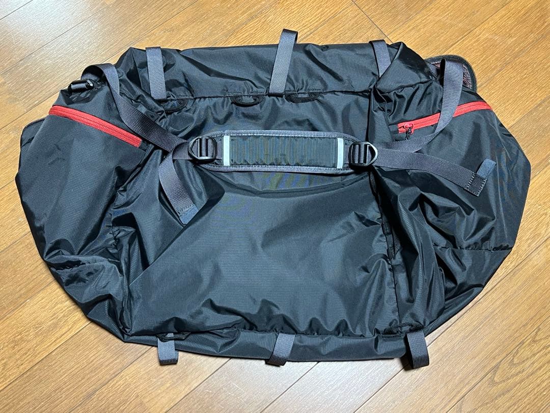 モンベルmont-bell 3-Way ダッフル Kid's 55 黒