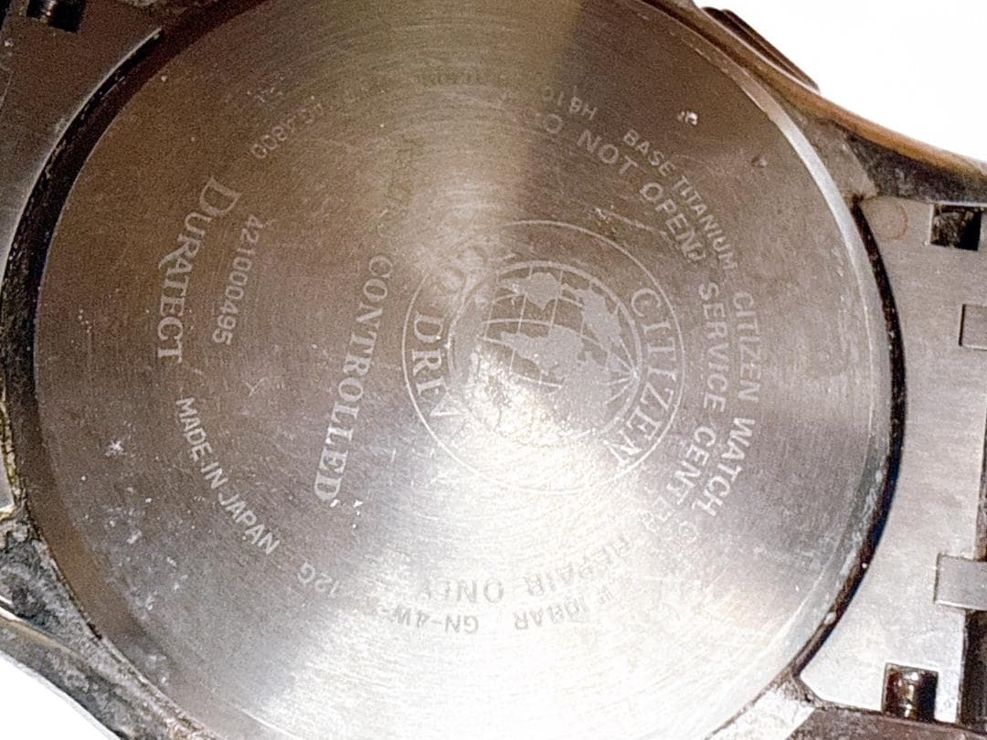 CITIZEN エコドライブ H610 電波ソーラー 動作品 メンズ腕時計