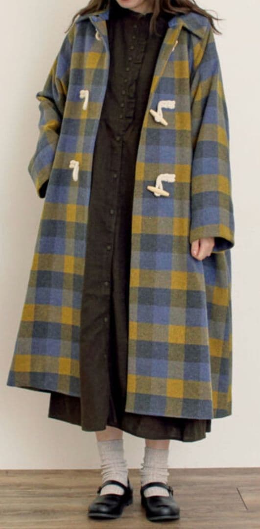 新品タグ付 Samansa Mos2 タスマニアウール 2WAY襟ロングコート