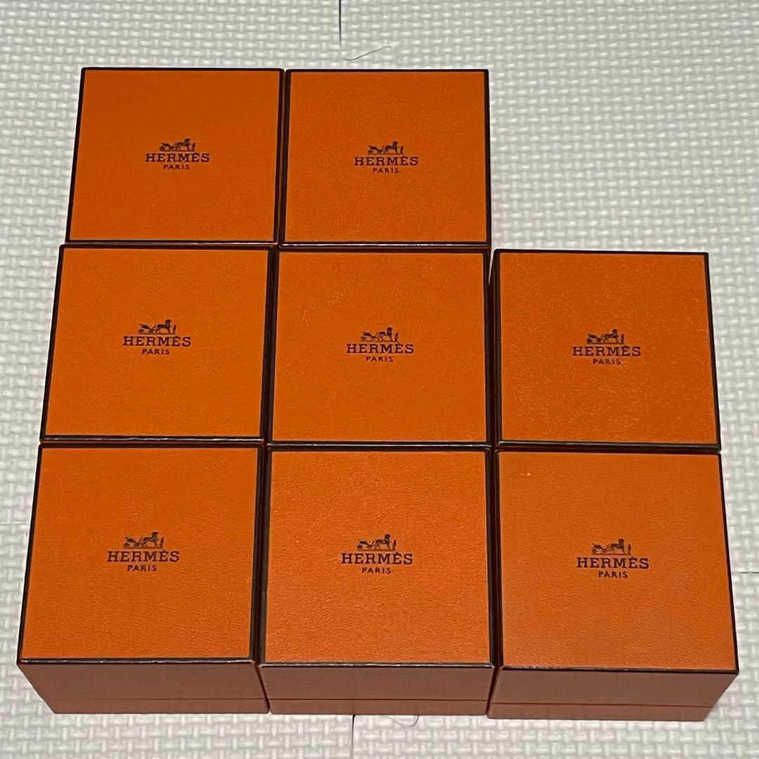 極美品 エルメス リングボックス ８個 セット 空箱 ジュエリーケース 収納箱
