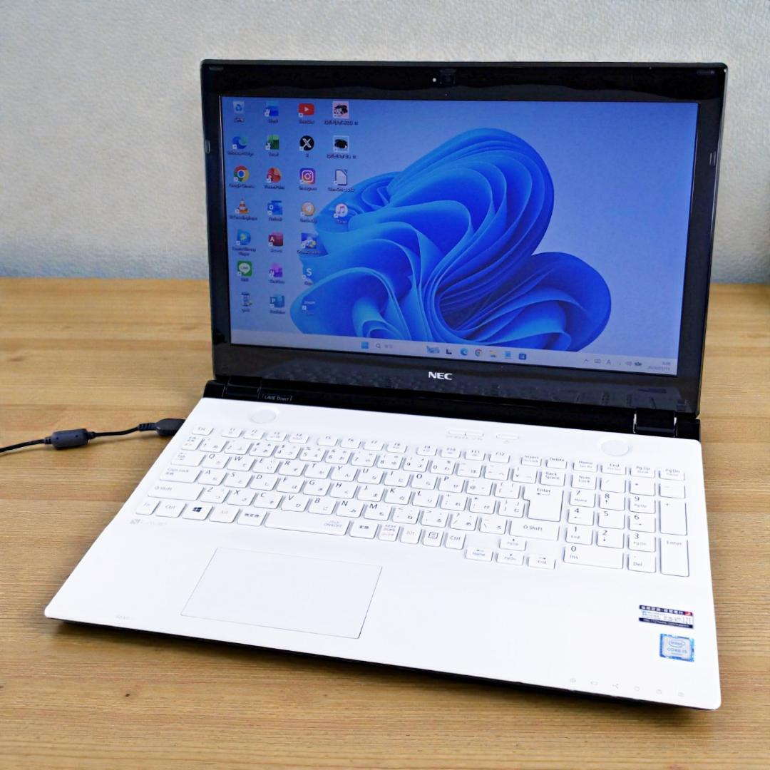 高性能i5☆メモリ16GB☆Win11 NECノートパソコン PC カメラ付き