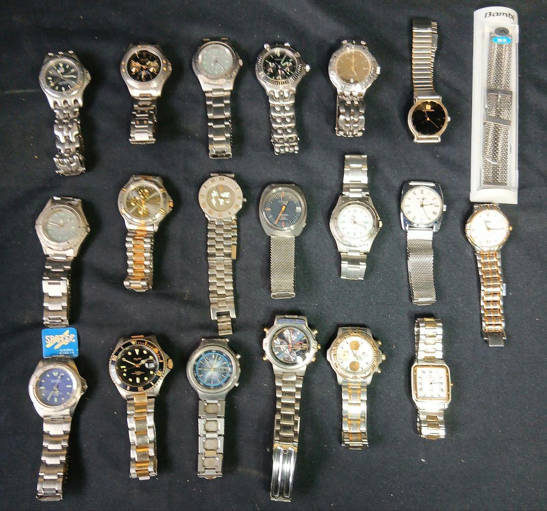 腕時計19点+バンド1点 まとめ売り「ジャンク」