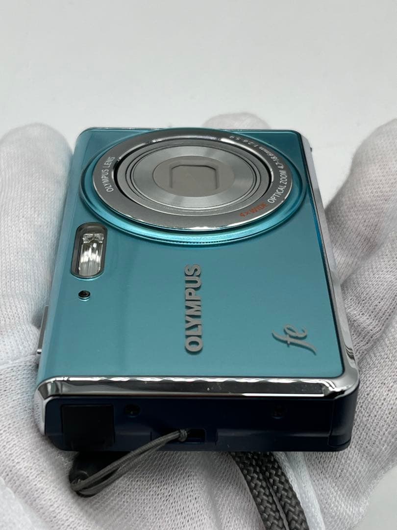 ♦︎OLYMPUS FE-4020 水色 デジタルカメラ