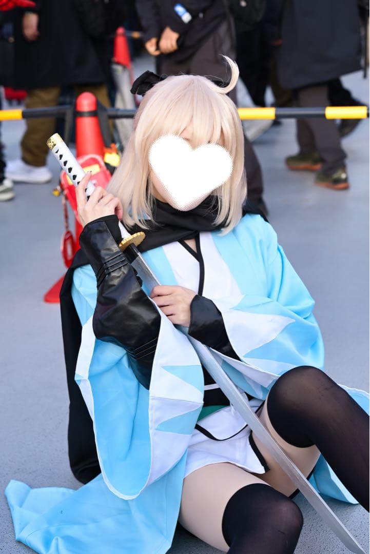FGO コスプレ衣装 沖田総司 桜セイバー衣装+靴