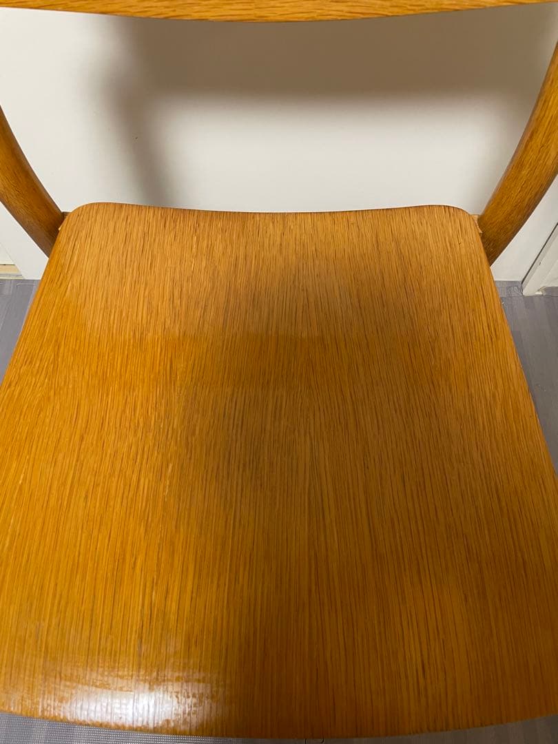 無印良品　オーク材　ダイニングアームチェア　購入前にコメントお願い致します