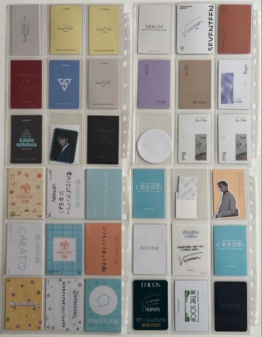 SEVENTEEN VERNON バーノン　トレカ　カード　他　大量　引退品