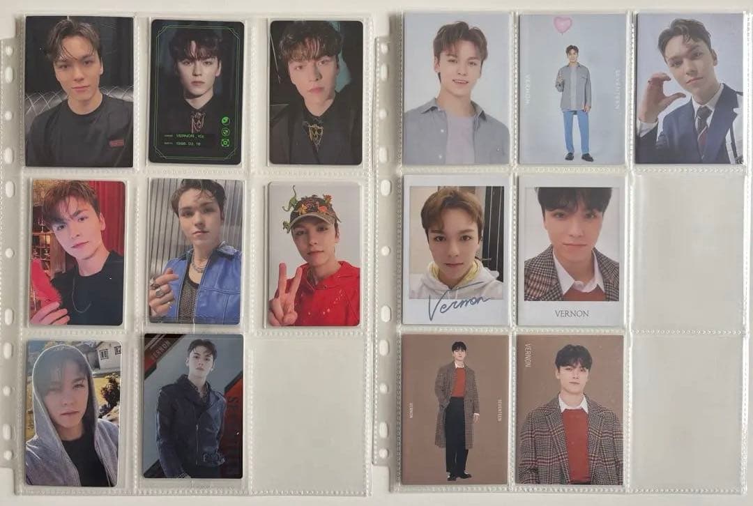 SEVENTEEN VERNON バーノン　トレカ　カード　他　大量　引退品