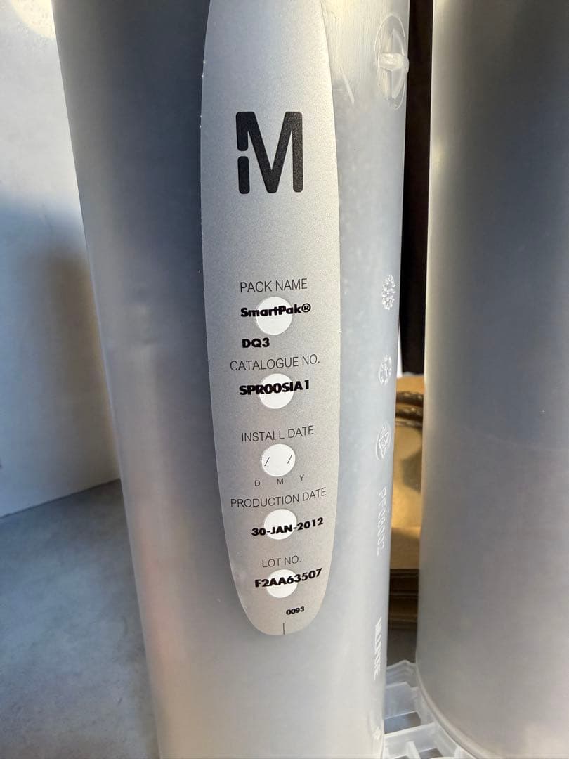 未使用 Millipore SmartPak DQ3 純水装置用カートリッジ