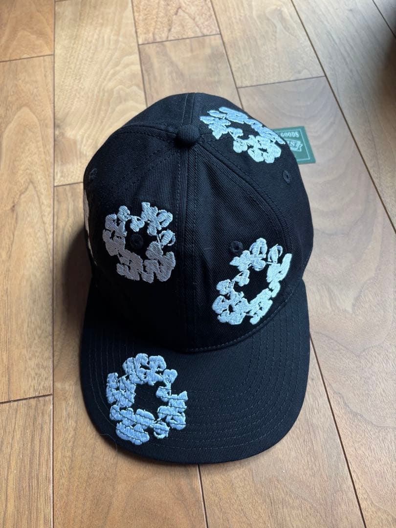 帽子 denim tears Cotton Wreath Cap Black