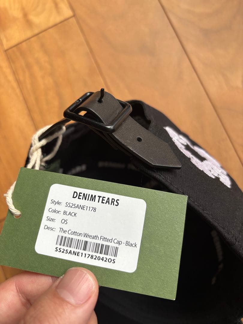 帽子 denim tears Cotton Wreath Cap Black